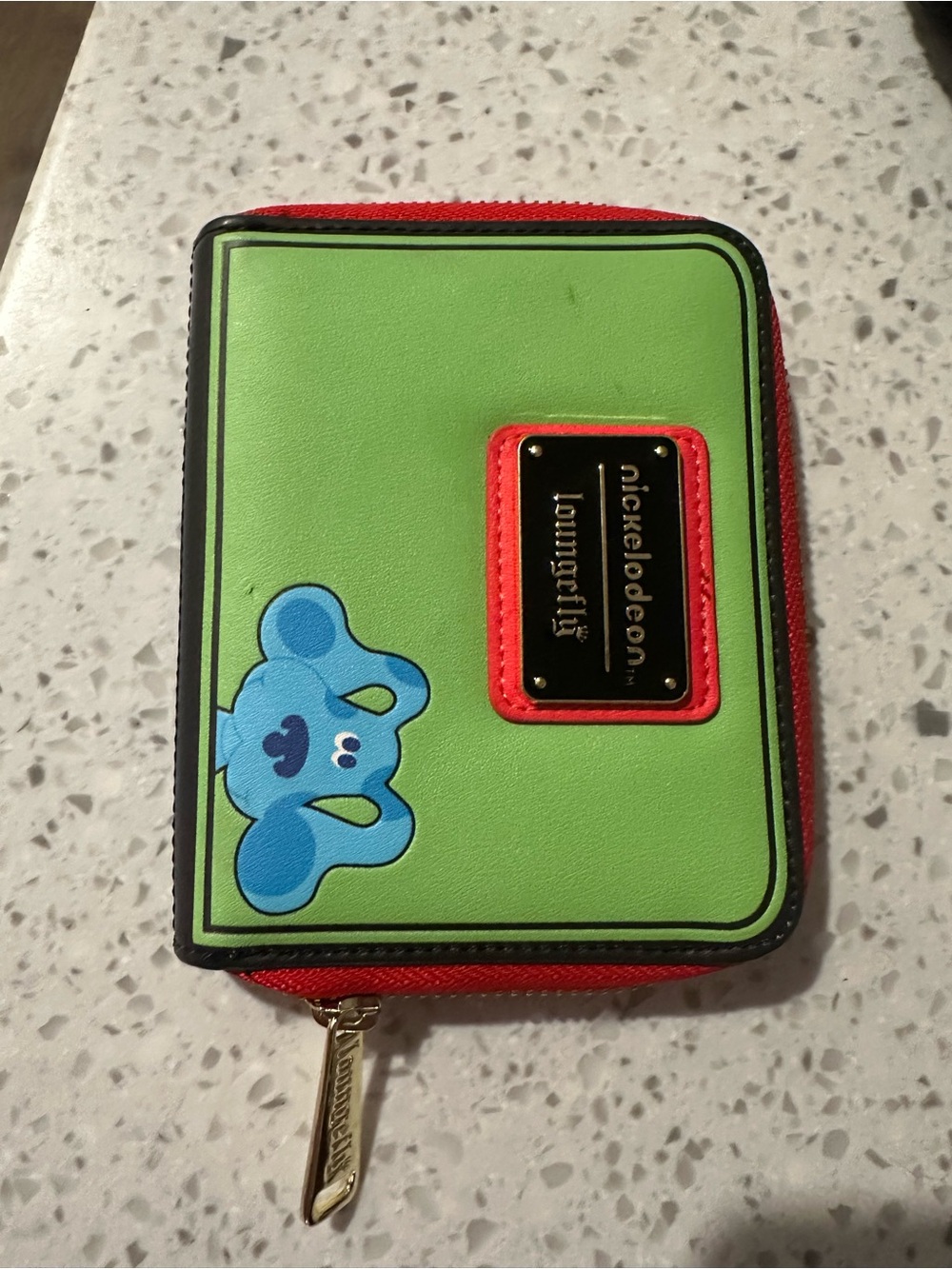 Loungefly Blue's Clues Green and Red Zip Wallet